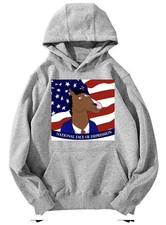 BoJack Horseman "National Face of Depression" USA Flag Hoodie