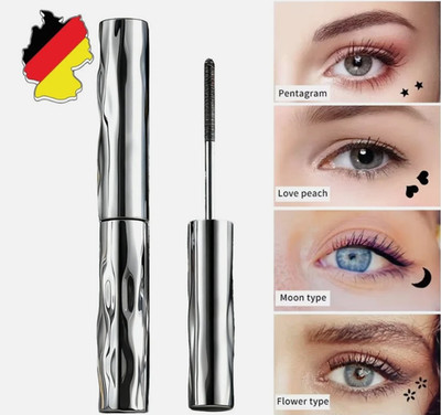 4D Curling Eyelash Iron, Tubing Mascara Iron Eye Mas cara mit Metallbürste DE