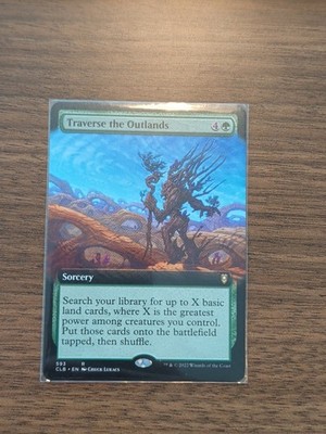 Traverse the Outlands (Extended Art) Commander Legends: Battle for Baldur's Gate