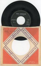 Roy Orbison – Signed 45 RPM London Records Mini Record Sleeve (w/ Record)