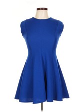 Sally Miller Women Blue Cocktail Dress L