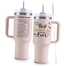 Best Sister-in-Law Tumbler Birthday Gifts for Women, Mother  s Day Sister in Law