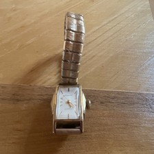 Ladies Citizen Pet 17 Jewels Phynox Crystal has some scratches - running