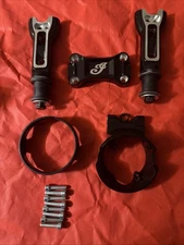 22-25 OEM Indian Sport Chief Bottom Handlebar Riser Set, Black 5144513-440