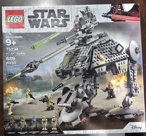LEGO Star Wars AT-AP Walker 75234 Complete Set 689 Pieces Chewbacca Gree