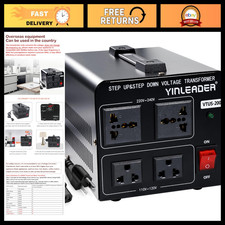 2000W Voltage Converter Transformer 110V to 220V Step Up/Down Adapter, Travel Us