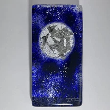 KOSTA BODA Monica Backstrom FUSED GLASS ‘Frozen Image’ / MISSING FRAME / Signed