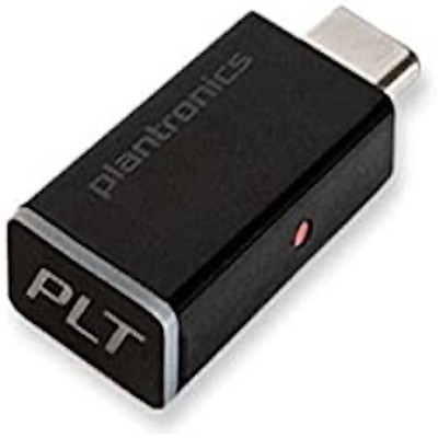 Plantronics BT600 USB-C Bluetooth Dongle Adapter Schwarz für PC und Mac