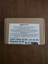 Amazon Basics 36-Pack AA Alkaline High-Performance Batteries, 1.5 Volt, 10-Year