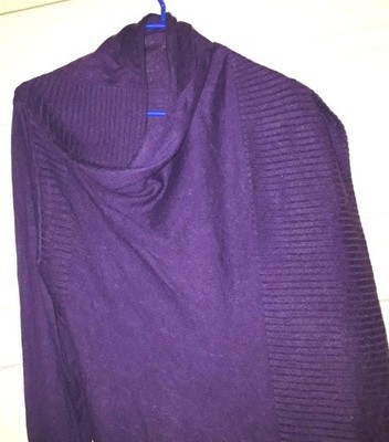 ANGORA-WOLLMIX Strickmantel Gr. S/M maße/text VERONESER BOUTIQUE 