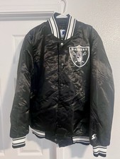 New Without Tags Mens Las Vegas Raiders Starter Jacket Size Large NWT
