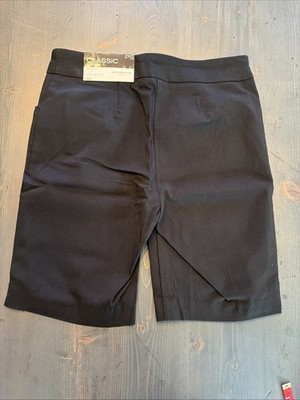 Liz Claiborne Career Shorts Petite S Classic Relaxed Leg Opening Pull On NWT