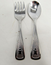 Baby Infant Spoon  Fork 80 The First Years Vintage Japan 4.25" Long