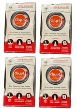 4 Pack Dryel At-Home Dry Cleaner Kit Stain Pen Wrinkle Releaser 5 Cloths NEW