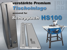 verstärkte Tischeinlage Einlegeplatte Einlage Scheppach HS 100 HS100 kompatibel