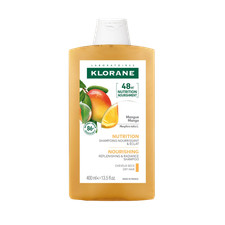 Image of Klorane Shampoo with Mango Butter 400mL Nourishing Dry Hair Softness Shine