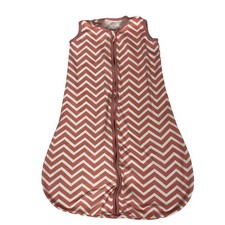 Yoofoss Sleep Sack Gown Girls 9-12 Months Pink Chevron Cotton Zip Wearable