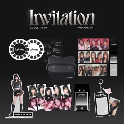 LE SSERAFIM VR-CONCERT INVITATION WEVERSE POB POSTCARD HOLDER