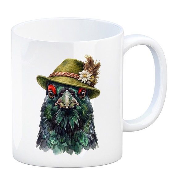 Auerhuhn Mit AlpenläNdischem Trachtenhut Kaffeebecher-image