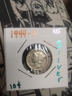 1944- Silver- United States Dime