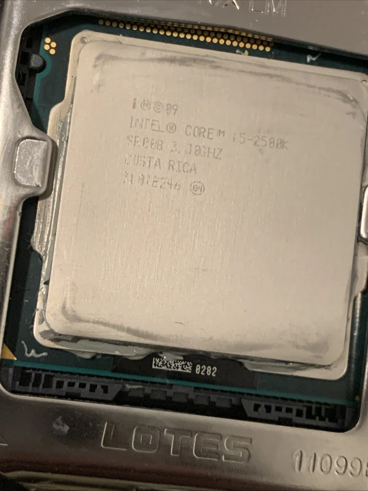 Motherboard Combo TZ77MXE + i5-2500k CPU + 8GB Ddr3 Ram Tested Working - Image 2 of 3