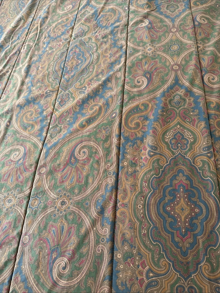 Ralph Lauren Brianna Elizabeth Twin Comforter Paisley Floral Reversible Bedding - Image 3 of 4