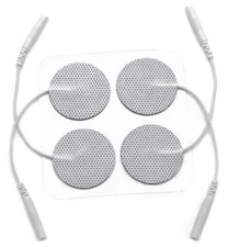 18 pairs Electrode Pads for Te*s Massager 7000, 3000- 2 Inch Round White Cloth
