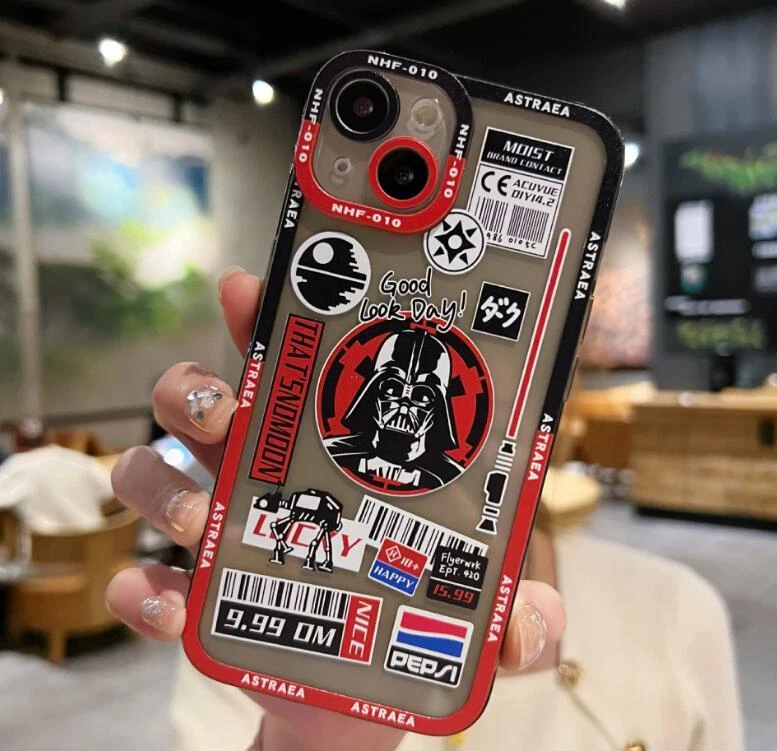 Star Wars Darth Vader Phone Case For iPhone 15 Pro Max 14 13 12 11 XS Plus Cover - Image 2 of 4