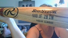 Rawlings Adirondack Pro Big Stick Little League Model 500 JF Wood Bat 28in Big 5