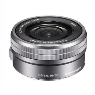 (Open Box) Sony E PZ 16-50mm f/3.5-5.6 OSS Zoom E-Mount Lens (SELP1650) - Silver