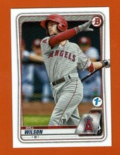 2020 Bowman 1st Edition Will Wilson BFE-147 Los Angeles Angels