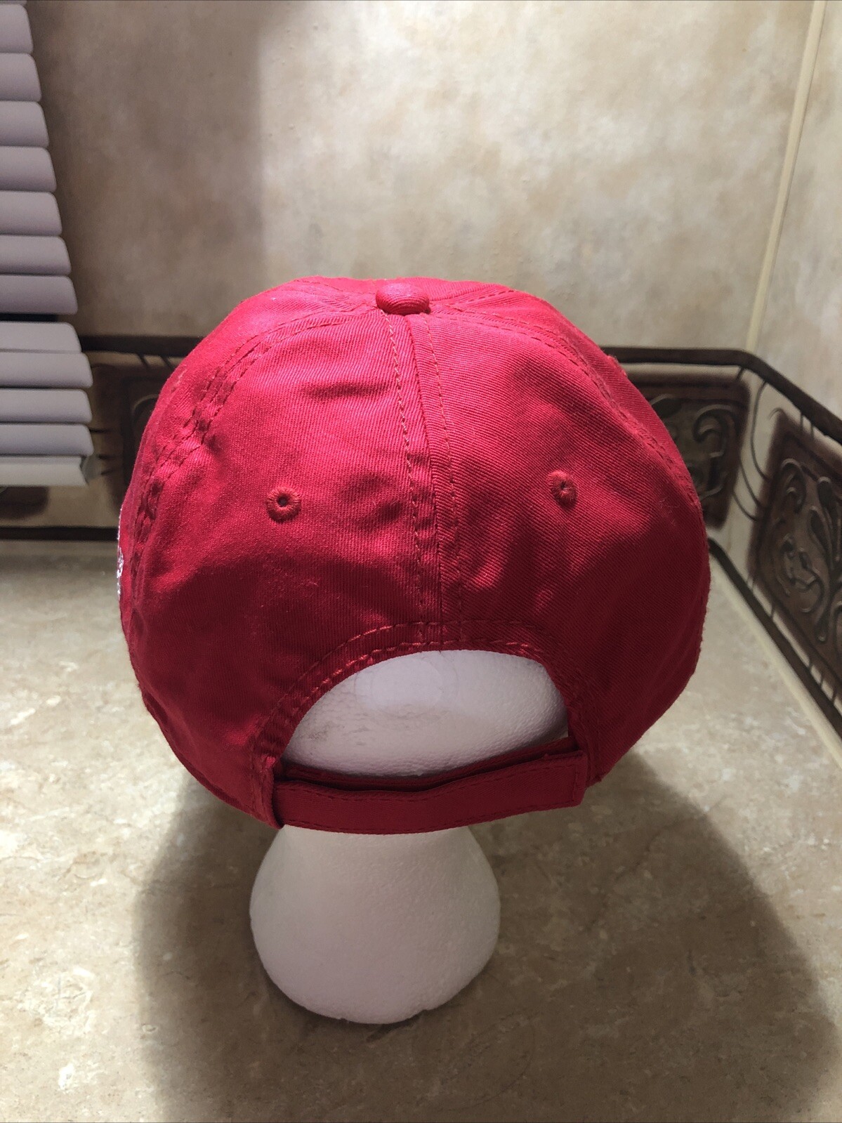 Red Balashi Adjustable Strapback Baseball Hat/Cap… - image 3