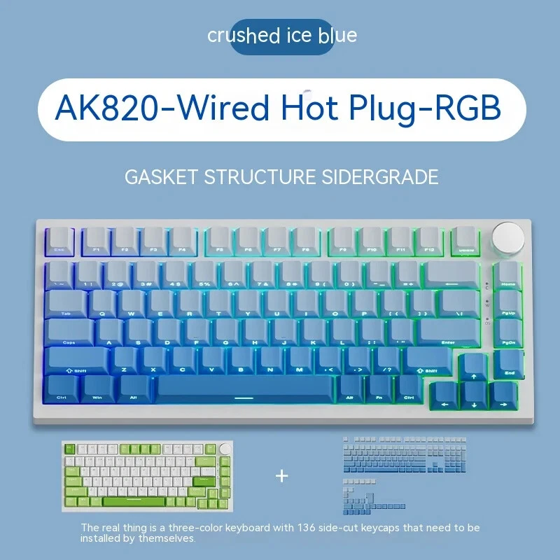 Mechanical Keyboard with TFT Screen Multifunctional Knob Gaming Keyboard Triple Mode Connectivity for Enhanced Performance Mechanical Keyboard with TFT Screen Multifunctional Knob Gaming Keyboard Triple Mode Connectivity for Enhanced Performance