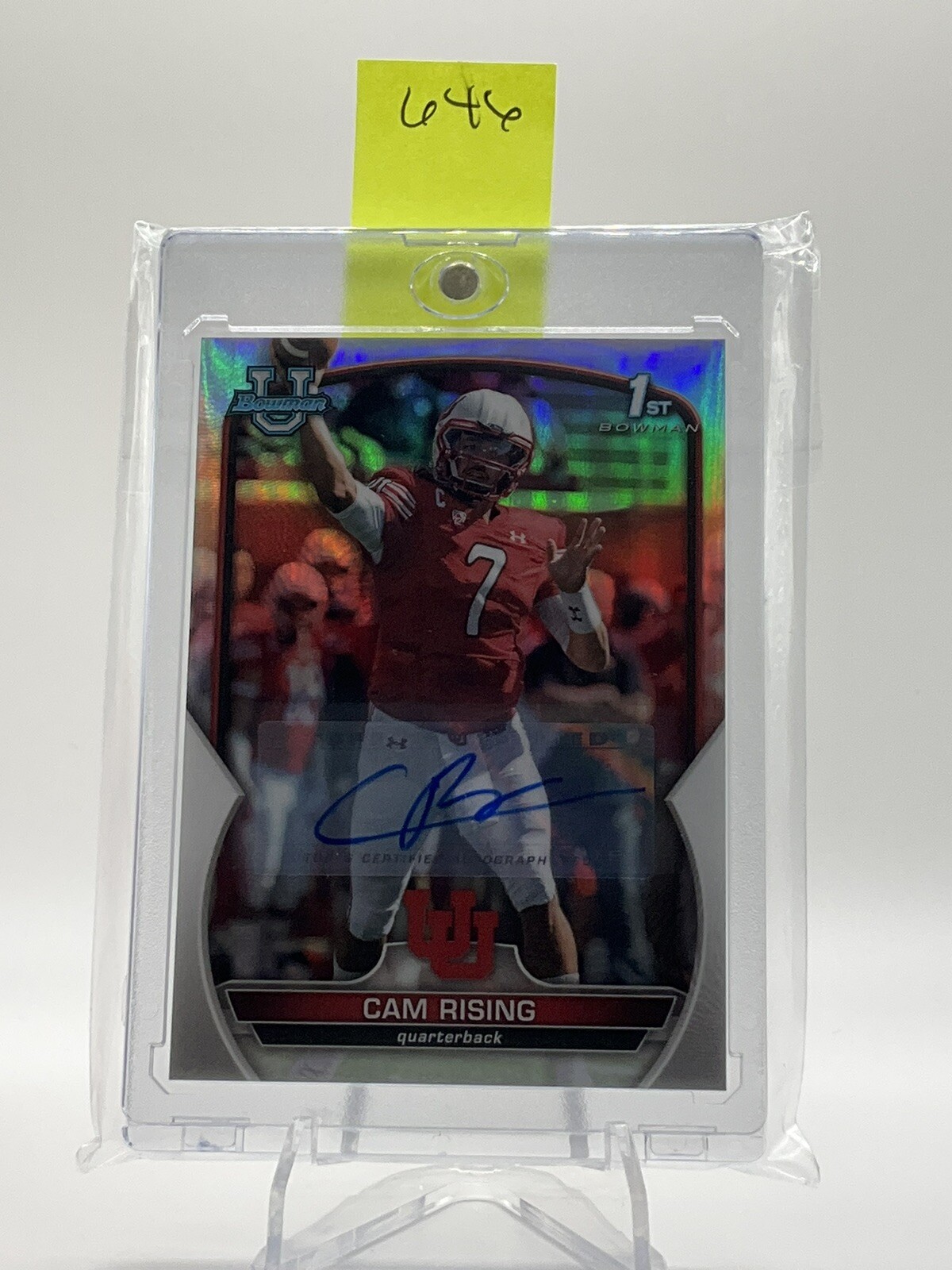 Cam Rising 2022 1st Bowman Chrome University Auto # 56/499 w/case | eBay