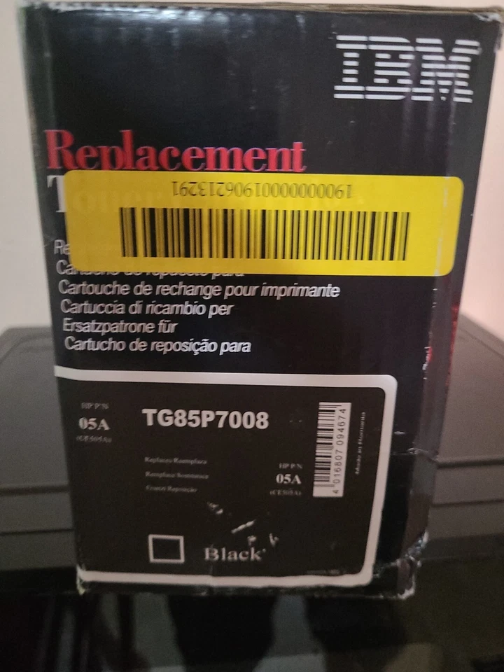 replacement toner cartridge IBM BLK TG85P7008 - Image 2 of 4