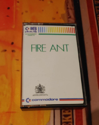Fire Ant (1985) Commodore  16 116 +4 (Tape, Manual, Box) works 8-bit
