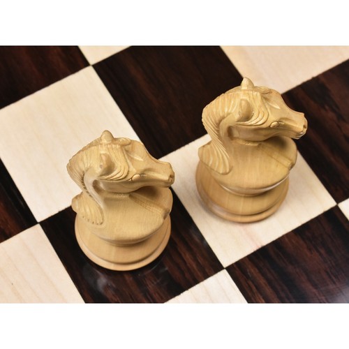 4" Majestic Series Staunton Chess Pieces Only set - Double Weighted Rosewood - Picture 4 of 11