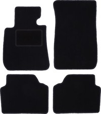 Schwarze Velours-Fußmatten für: BMW 1 E87 Fließheck (2004-2011)