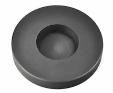 5 Oz Troy Round Silver Graphite Ingot Coin Mold Melting Casting Refining Metal