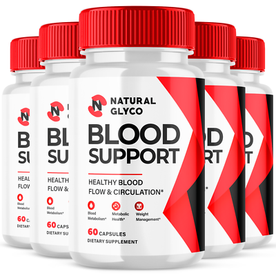 #ad 5 Pack Natural Glyco Glycogen Support NaturalGlyco Formula 300 Capsules $59.95