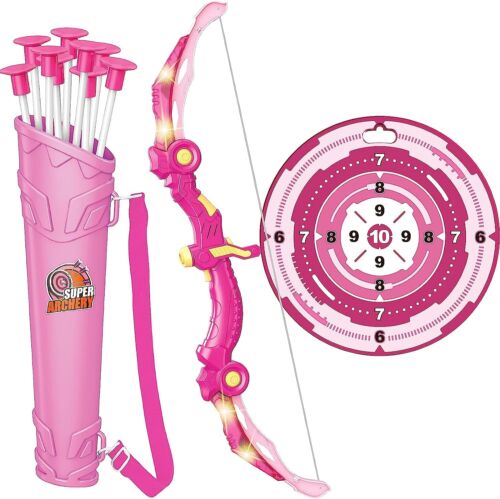 Arrow Toys with LED Light Up Archery, Girls Toys for 5 6 7 8 9 10 11 12 Year Old - Picture 1 of 7