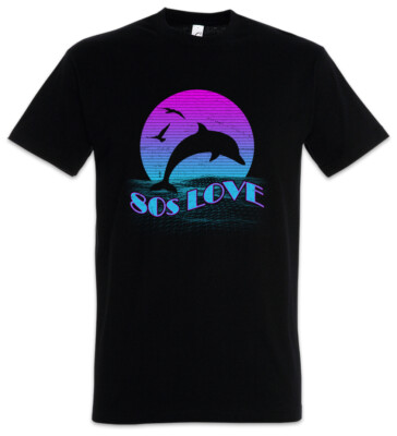 80s Love T-Shirt Audio Synthesizer LFO Sound Wave Electro Sampler DJ MC Fun