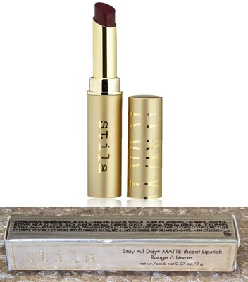 Stila Stay All Day Matte'ificent Lipstick Bordeaux New In Box