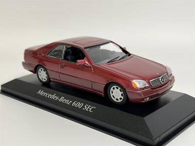 Minichamps 1 43 MERCEDES BENZ 600 SEC COUPE RED METALLIC