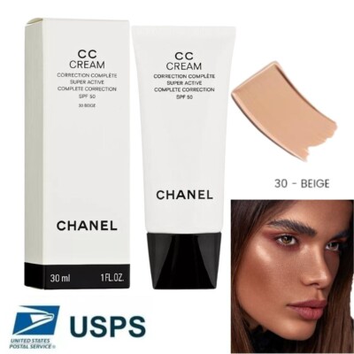 Cream CC Chanel #30 Beige Foundation Sunscreen Complete