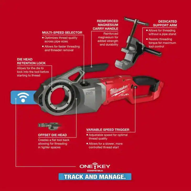 Milwaukee 2874-22HD M18 FUEL Pipe 