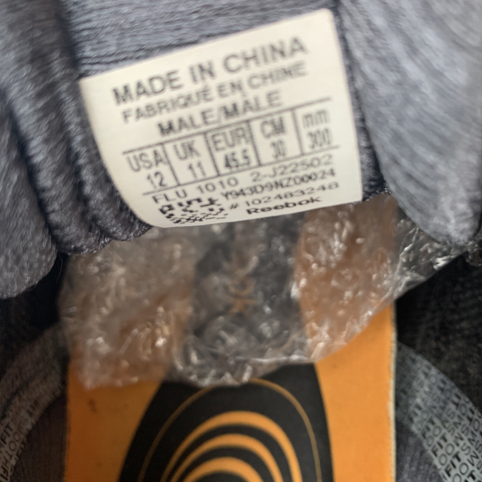 REEBOK EASYTONE CALIBRATOR MENS BLACK LEATHER WALKING/TRAINING SHOES