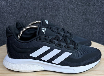 Adidas Womens Supernova Bounce running Shoes Size 5.5 Black/White NWOB