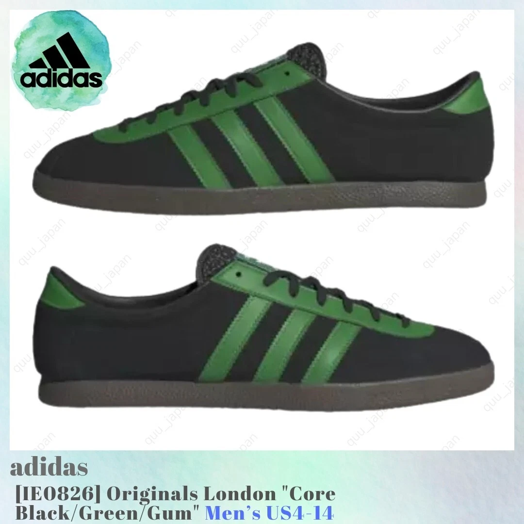 靴 adidas LONDON PRLOIN/CBLACK/GUM adidas London Black Green Gum for Sale | Authenticity Guaranteed