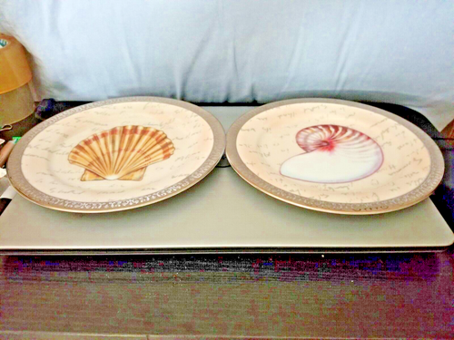 PIATTI CONCHIGLIE DI MARE BUFFET PLATINO ROYAL GALLERY vendita al dettaglio $60 - Foto 1 di 5